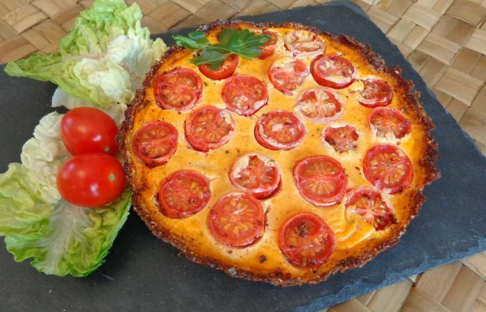 Rgime Dukan (recette minceur) : Tarte aux tomates cerises #dukan https://www.proteinaute.com/recette-tarte-aux-tomates-cerises-11219.html