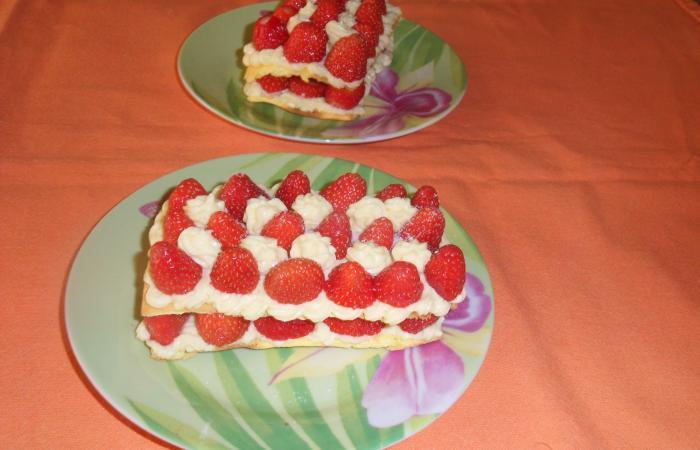Rgime Dukan (recette minceur) : Mille feuille aux fraises #dukan https://www.proteinaute.com/recette-mille-feuille-aux-fraises-11422.html