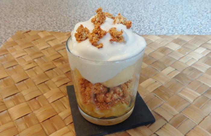 Crumble ultra gourmand chaud/froid