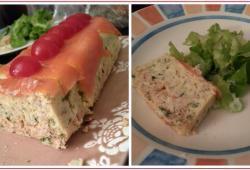Recette Dukan : Terrine bicolore saumon/cabillaud