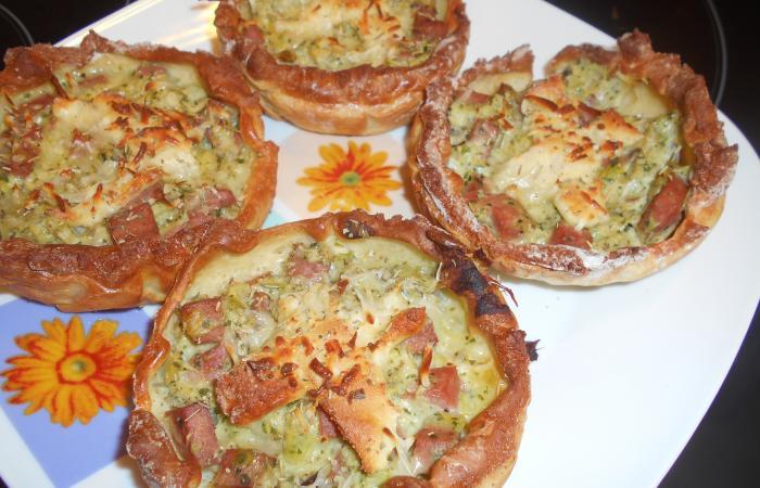 Rgime Dukan (recette minceur) : Tartelette feuillete au poireau #dukan https://www.proteinaute.com/recette-tartelette-feuillete-au-poireau-12000.html