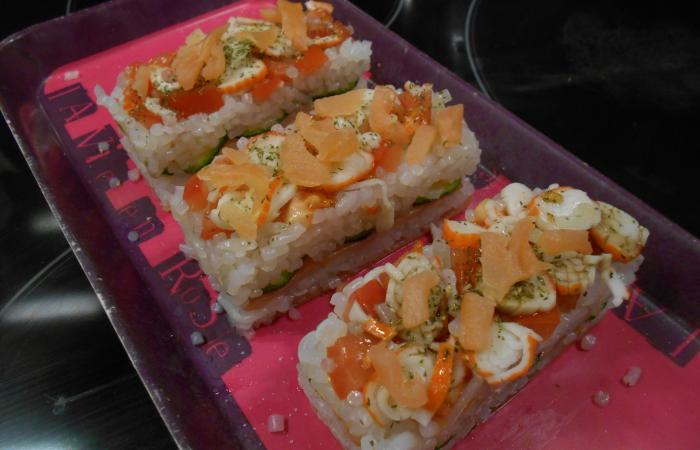 Rgime Dukan (recette minceur) : Sushi cake #dukan https://www.proteinaute.com/recette-sushi-cake-13265.html