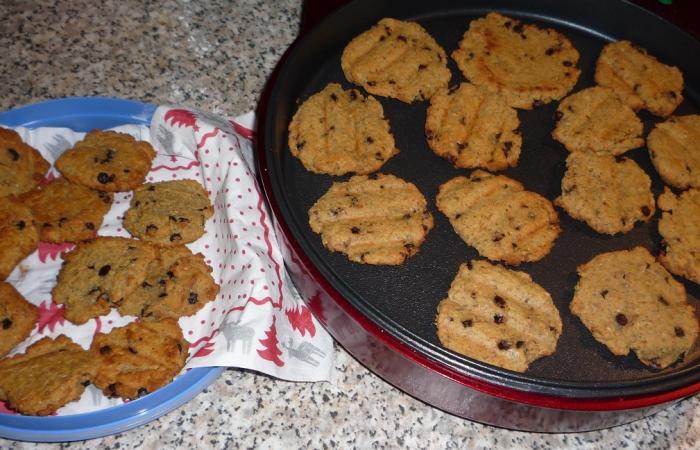 Rgime Dukan (recette minceur) : Cookies aux ppites de chocolat #dukan https://www.proteinaute.com/recette-cookies-aux-pepites-de-chocolat-13726.html