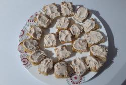 Recette Dukan : Toasts de pain de mie  la crme de surimi