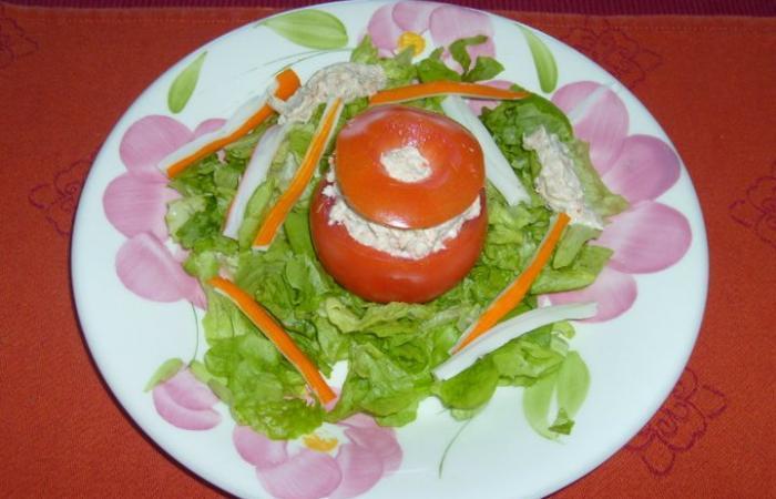 Rgime Dukan (recette minceur) : Tomates surprises #dukan https://www.proteinaute.com/recette-tomates-surprises-1678.html