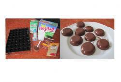 Recette Dukan : Bonbons: chocolat au lait - glatine