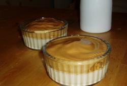 Recette Dukan : Espuma de caf sur bioflan vanille