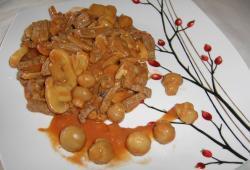 Recette Dukan : Boeuf strogonoff (sauce tomate et crme lgre)