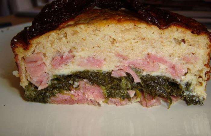 Rgime Dukan (recette minceur) : Cake jambon, pinard et carrs frais  #dukan https://www.proteinaute.com/recette-cake-jambon-epinard-et-carres-frais-4295.html