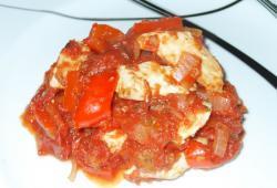 Recette Dukan : Saut de poulet aux tomates et poivrons