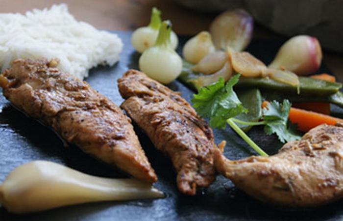 Rgime Dukan (recette minceur) : Wok d'aiguillettes de poulet aux pices #dukan https://www.proteinaute.com/recette-wok-d-aiguillettes-de-poulet-aux-epices-5074.html
