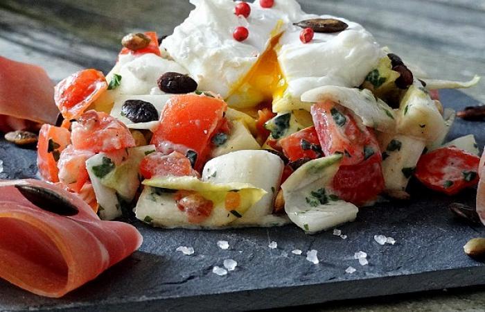 Rgime Dukan (recette minceur) : Salade ch'ti #dukan https://www.proteinaute.com/recette-salade-ch-ti-8112.html