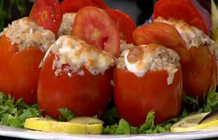 Rgime Dukan (recette minceur) : Tomates au poulet #dukan https://www.proteinaute.com/recette-tomates-au-poulet-8929.html