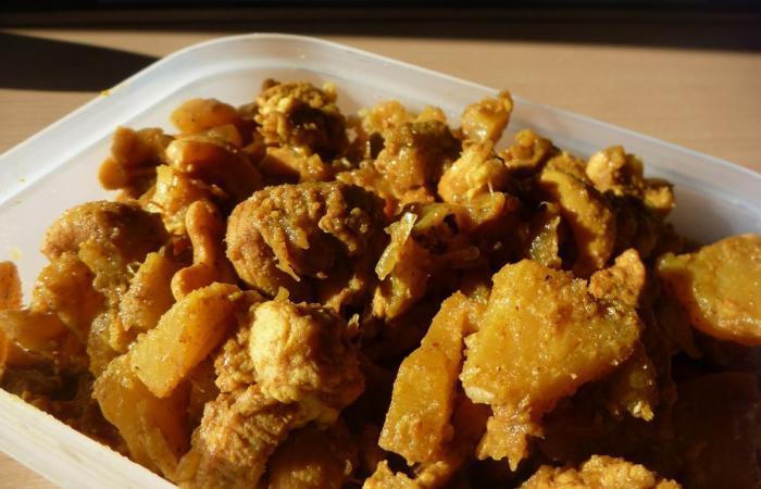 Rgime Dukan (recette minceur) : Poulet  l'ananas caramlis #dukan https://www.proteinaute.com/recette-poulet-a-l-ananas-caramelise-8944.html