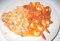 Recette Dukan : Crevettes en sauce avec oeufs brouills