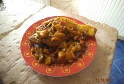 Recette Dukan : Blanc de poulet faon tandorie et poivron 
