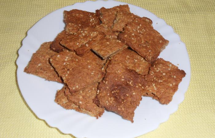 Rgime Dukan (recette minceur) : Crackers apro  #dukan https://www.proteinaute.com/recette-crackers-apero-983.html