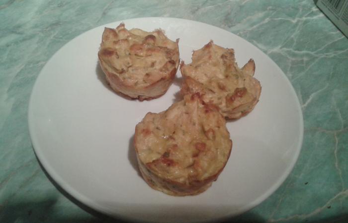 Rgime Dukan (recette minceur) : Muffins au poulet #dukan https://www.proteinaute.com/recette-muffins-au-poulet-11698.html