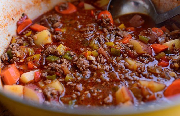 Rgime Dukan (recette minceur) : Comfy soup (ou soupe au boeuf hach) #dukan https://www.proteinaute.com/recette-comfy-soup-ou-soupe-au-boeuf-hache-11753.html