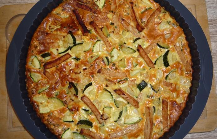 Rgime Dukan (recette minceur) : Quiche au poulet   la provenale #dukan https://www.proteinaute.com/recette-quiche-au-poulet-a-la-provencale-12025.html