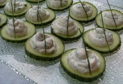 Recette Dukan : Canaps de concombre au carr frais