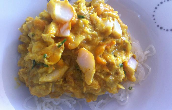 Rgime Dukan (recette minceur) : Haddock poch  la crme de curry  #dukan https://www.proteinaute.com/recette-haddock-poche-a-la-creme-de-curry-13824.html