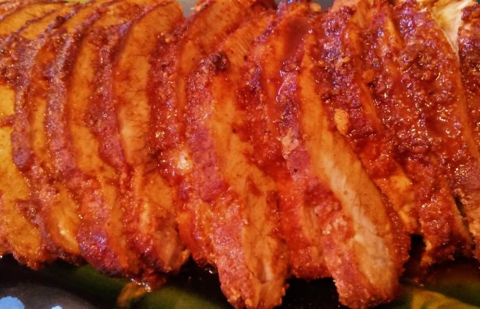 Rgime Dukan (recette minceur) : Longe de porc pice et marine  #dukan https://www.proteinaute.com/recette-longe-de-porc-epicee-et-marinee-13877.html