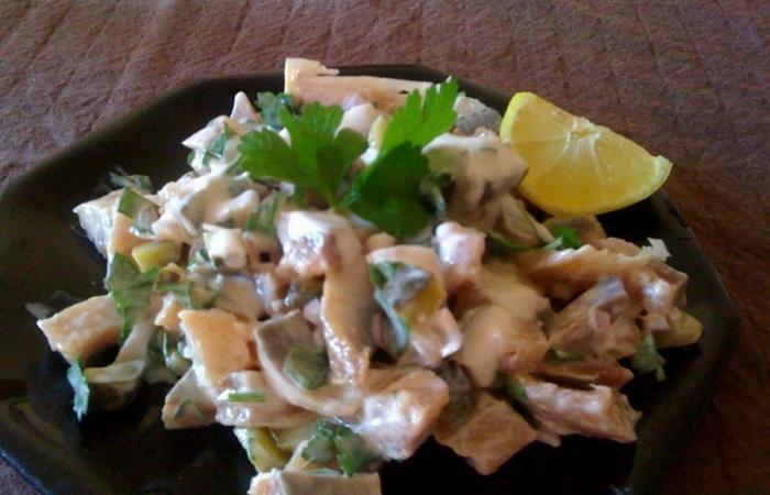 Rgime Dukan (recette minceur) : Petite salade de hareng  #dukan https://www.proteinaute.com/recette-petite-salade-de-hareng-1599.html