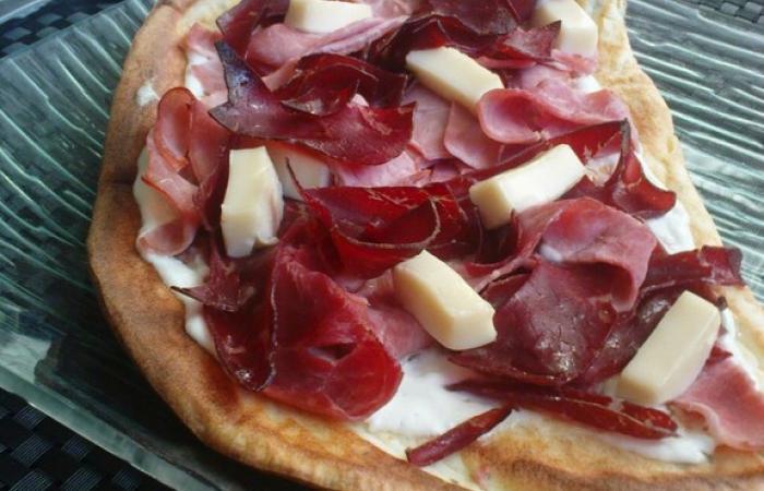 Rgime Dukan (recette minceur) : Pte  pizza sans tolrs et sans sons #dukan https://www.proteinaute.com/recette-pate-a-pizza-sans-toleres-et-sans-sons-1773.html