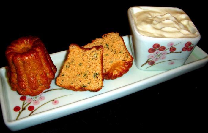 Rgime Dukan (recette minceur) : Cannels de saumon-tofu et leur sauce aux cpres #dukan https://www.proteinaute.com/recette-canneles-de-saumon-tofu-et-leur-sauce-aux-capres-3409.html