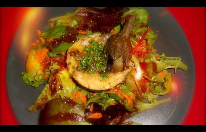 Rgime Dukan (recette minceur) : Frittata  l'aubergine et hach de boeuf sur un nid de salade sauce gingembre sucr. #dukan https://www.proteinaute.com/recette-frittata-a-l-aubergine-et-hache-de-boeuf-sur-un-nid-de-salade-sauce-gingembre-sucre-5812.html