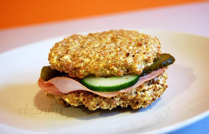 Rgime Dukan (recette minceur) : Sandwich Hamburger #dukan https://www.proteinaute.com/recette-sandwich-hamburger-650.html