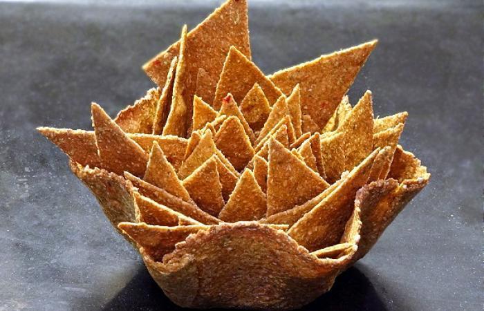 Rgime Dukan (recette minceur) : Nachos (Tortilla chips) #dukan https://www.proteinaute.com/recette-nachos-tortilla-chips-8712.html
